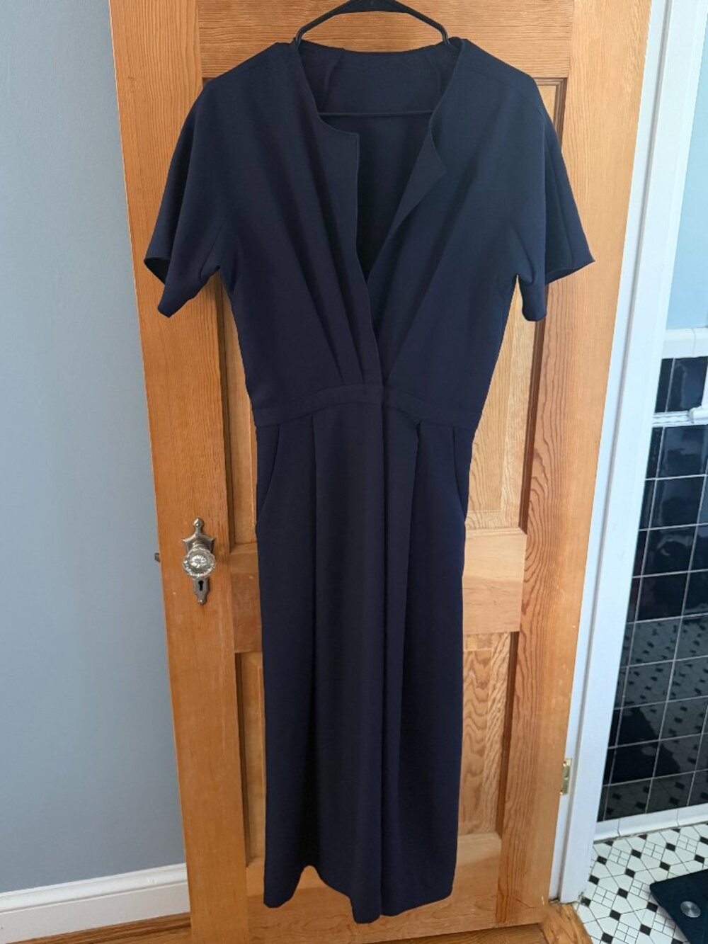 Rachel Comey Ardent Jumpsuit Midnight Navy Wide Leg Size 6 NWT $625